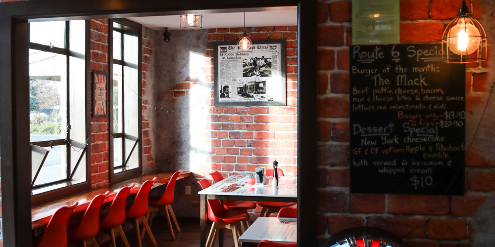 Route 6 Cafe seating
