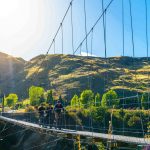 thumb_Bikes on bridge in queenstown