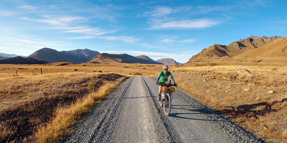 Escape by cycle biker road