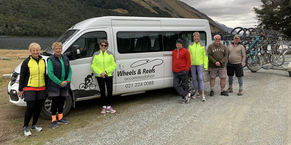 Wheels and Reels shuttle service van