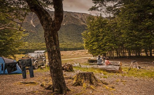 DOC Camping at Mavora Lakes