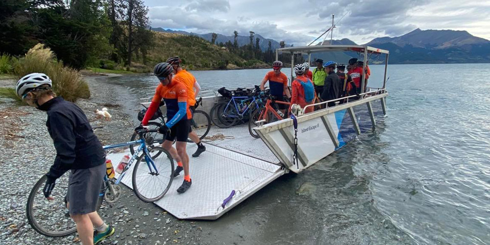Barge Services with travellers with bikes