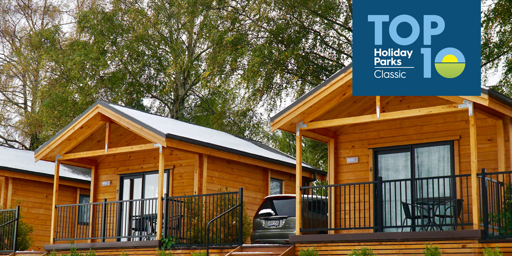 Kingston Top 10 Holiday Park Cabins Outside